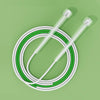 Children Speed Skipping Sports Rope, Style: 2 Sections 2.8m (White Green)