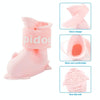 Silicone Dog Boots, Pink, M, Waterproof, 4PCS