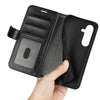 For Samsung Galaxy S25 5G R64 Texture Horizontal Flip Leather Phone Case(Black)