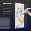 For Honor 90 2pcs ENKAY Hat-Prince 3D Curved Full Glue High Sense Tempered Glass Film