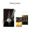 Christmas Long-Legged Faceless Glowing Doll Sequined Doll(Dark Green)