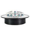 20cmTwo-Way Turntable Display Stand Video Shooting Props Turntable(Black Mirror)