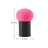 8 PCS Mushroom Head Puff Round Head Small Mushroom With Handle Puff Makeup Sponge Puff(Skin Color)