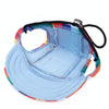 Dog Baseball Cap - Adjustable, Striped, Medium (28-41cm Neck)