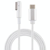 45W / 60W / 65W / 85W 5 Pin MagSafe 1 (L-Shaped) to USB-C / Type-C PD Charging Cable(White)