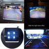 JX-9488 720540 Effective Pixel NTSC 60HZ CMOS II Universal Waterproof Car Rear View Backup Camera With 2W 80LM 5000K White Light 4LED Lamp, DC 12V, Wire Length: 4m