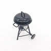 1:12 Mini House Toy Simulation Round Oven Outdoor Scene Decoration(Black)