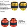 1pair TF-1783 Motorcycle Accessories Modified Electric Car Anti-Drop Cup Aluminum Alloy Shock Absorption Front Fork Cup(Gold)