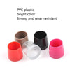 4 Pairs Noise Cancelling Heel Covers Anti-Slip High Heels Protective Caps, Size:L(Black)