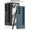 For Samsung Galaxy Z Fold6 GKK Integrated Ultra-thin PC Phone Case with Pen Slots, No Include Pen(Black)