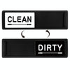 Dishwasher Magnet Clean Dirty Sign Double-Sided Refrigerator Magnet(Black Love)