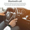 K50 1.08 inch Silicone Band Earphone Detachable IP67 Waterproof Smart Watch Support Bluetooth Call(Black)