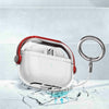 For Apple Beats Studio Buds / Buds+ Headphones Shape Clear Acrylic Headset Protective Case(Red)