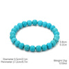 S2303-1 Women Beaded Bracelet Turquoise Ethnic Style Charm Jewelry