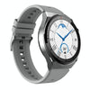 GW69 Plus Smart Watch, Support BT Call / Heart Rate / Blood Pressure / Blood Oxygen(Sliver + Silicone Strap Grey)