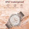CF32 1.27 inch Screen Lady Smart Watch, Silicone Band, Support Female Physiology Monitoring & 100+ Sports Modes(Silver)