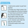 Silicone Paw Cleaner Cup - Small (Red)