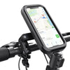 Waterproof Motorcycle Bicycle Cell Phone Holder 360 Rotating Riding Navigation Holder, Model: Handlebar