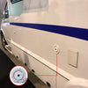 Locking Gravity Water Inlet Fill Dish Hatch Lock for RV Camper Trailer Cars(White)