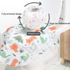 5pcs Disposable Nonwoven Toilet Pad Portable Hotel And Traveling Cartoon Universal Cushion, Style: Dinosaur(60 x 64cm)