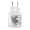 64-2 2A USB Transparent Charger, Specification: EU Plug