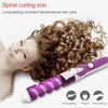 Hair Styling Tool Hair Curler Roller Spiral Curling Iron(Blue)