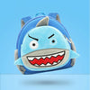 Animal Series SBR Kids Backpack School Bag With Traction Rope To Prevent Getting Lost(Shark)
