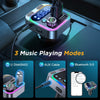 JOYROOM JR-CL16 48W Bluetooth 5.0 Car Wireless FM Transmitter(Silver)