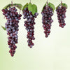 2 Bunches 85 Purple Grape Simulation Fruit Simulation Grapes PVC with Cream Grape Shoot Props