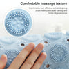 Bathroom Anti-slip Round Mat Suction Cup Massage Foot Pad(Gray)