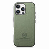 For iPhone 12 Pro Twill Fabric Leather Skin Back Phone Case(Green)