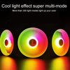 COOLMOON 12 Single Color RGB Light Remote Control Radiator Computer Case Cooler (Black)