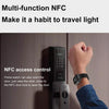 D8 Pro 2.01 inch 2 in 1 Bluetooth Earphone Silicone Strap Smart Watch, Support NFC with Cover(Black)