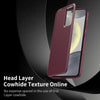 For Samsung Galaxy S25 Ultra 5G Smart View Window Leather Phone Case with Card Slot(Red)