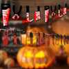 12pcs Halloween Imitation Blood Knife Pendant Decorative Flag Haunted House Door Curtain