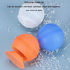 Summer Water Balloon Water Fight Kids Interactive Quick Fill Reusable Silicone Water Balloon(Blue Green)