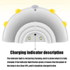 UFO Remote Control USB Charging Night Light Bedside Smart Sensor LED Atmosphere Light(Yellow)