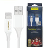 PISEN 1m 2.4A USB to 8 Pin Anti Breaking Fast Charging Cable