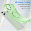For iPhone 11 Pro Max MagSafe Frosted Translucent TPU + PC Full Coverage Phone Case(Green)