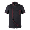 Hotel Restaurant Catering Work Clothes for Men and Women, Size:XL(Black)
