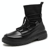 Men Martin Boots High-top Retro Sock Mouth Men Boots, Size: 44(JL-MD205 Black)