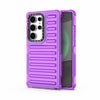 For Samsung Galaxy S25 Ultra 5G High Transparency TPU Hybrid PC Airbag Phone Case(Transparent Purple)