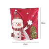 Christmas Decoration Linen Chair Cover(Snowman)