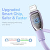 Baseus Pudding Series 2.4A USB to 8 Pin Fast Charging Data Cable, Length:1.2m(Purple)