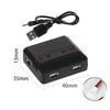 One To Four 3.7V Lithium Battery Aircraft USB Charger(XH2.54 Port)