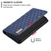 For Xiaomi Redmi K70 / K70 Pro Diamond Lattice Magnetic Leather Flip Phone Case(Blue)