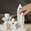 DIY Epoxy Easter Desktop Decoration Candle Silicone Mold, Spec: Angel 002