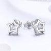 DIY Star Earrings S925 Sterling Silver Earrings