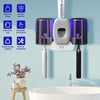 Couple Wall Mounted Toothbrush Holder Automatic Squeeze Toothpaste Device,Spec: Disinfection Type Green