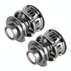 1 Pair H7 27W / DC12V Car Aluminum Alloy Flashing LED Headlight (Gold Light)